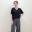 dongguan knitwear factory, dongguan knitwear silk knitted top  supplier