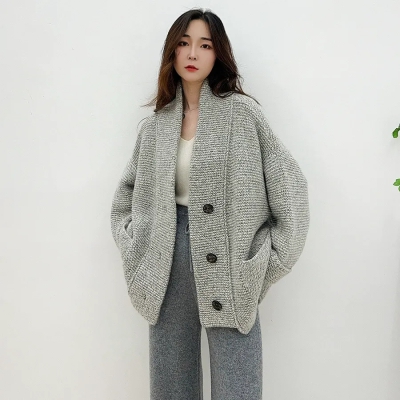 dongguan knitwear factory, dongguan knitwear  knitted overcoat  supplier