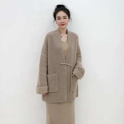 dongguan knitwear factory, dongguan knitwear knitted overcoat  supplier