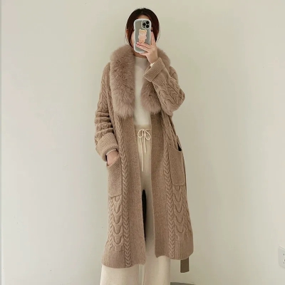 dongguan knitwear factory, dongguan knitwear knitted overcoat  supplier