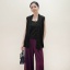 dongguan knitwear factory, dongguan knitwear silk knitted top  supplier
