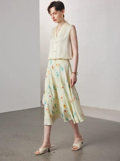 dongguan dress factory, dongguan dress  silk skirt dress  supplier