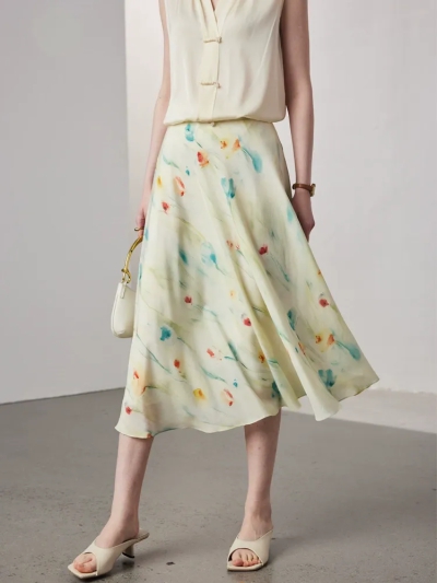 dongguan dress factory, dongguan dress  silk skirt dress  supplier