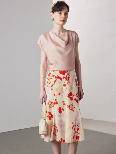 dongguan dress factory, dongguan dress silk skirt dress supplier