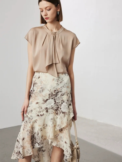 dongguan dress factory, dongguan dress  silk skirt dress  supplier