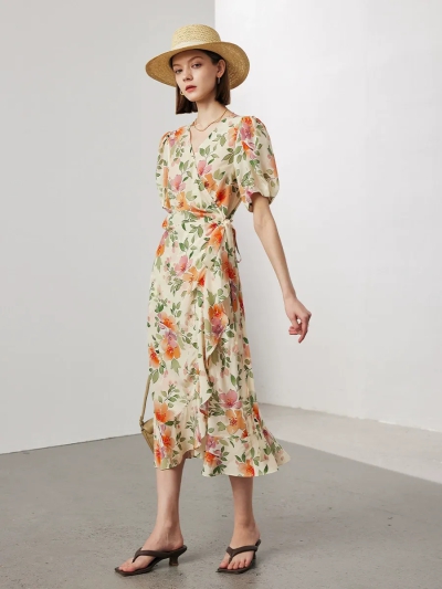 dongguan dress factory, dongguan dress  silk dress  supplier
