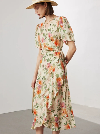 dongguan dress factory, dongguan dress  silk dress  supplier