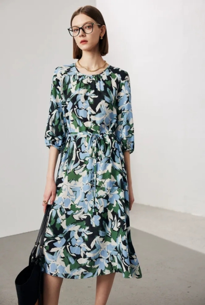 dongguan dress factory, dongguan dress  silk dress  supplier