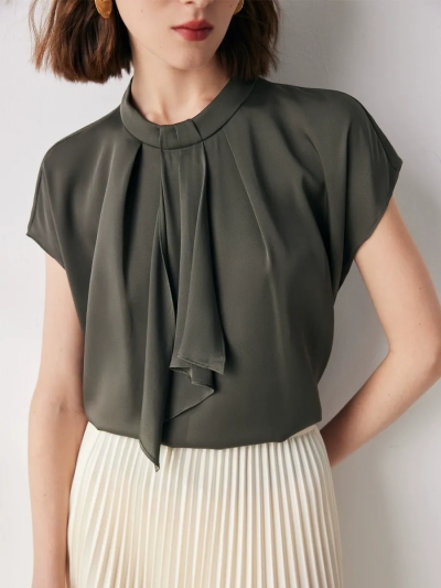 dongguan womenwear factory, dongguan womenwear silk blouse supplier