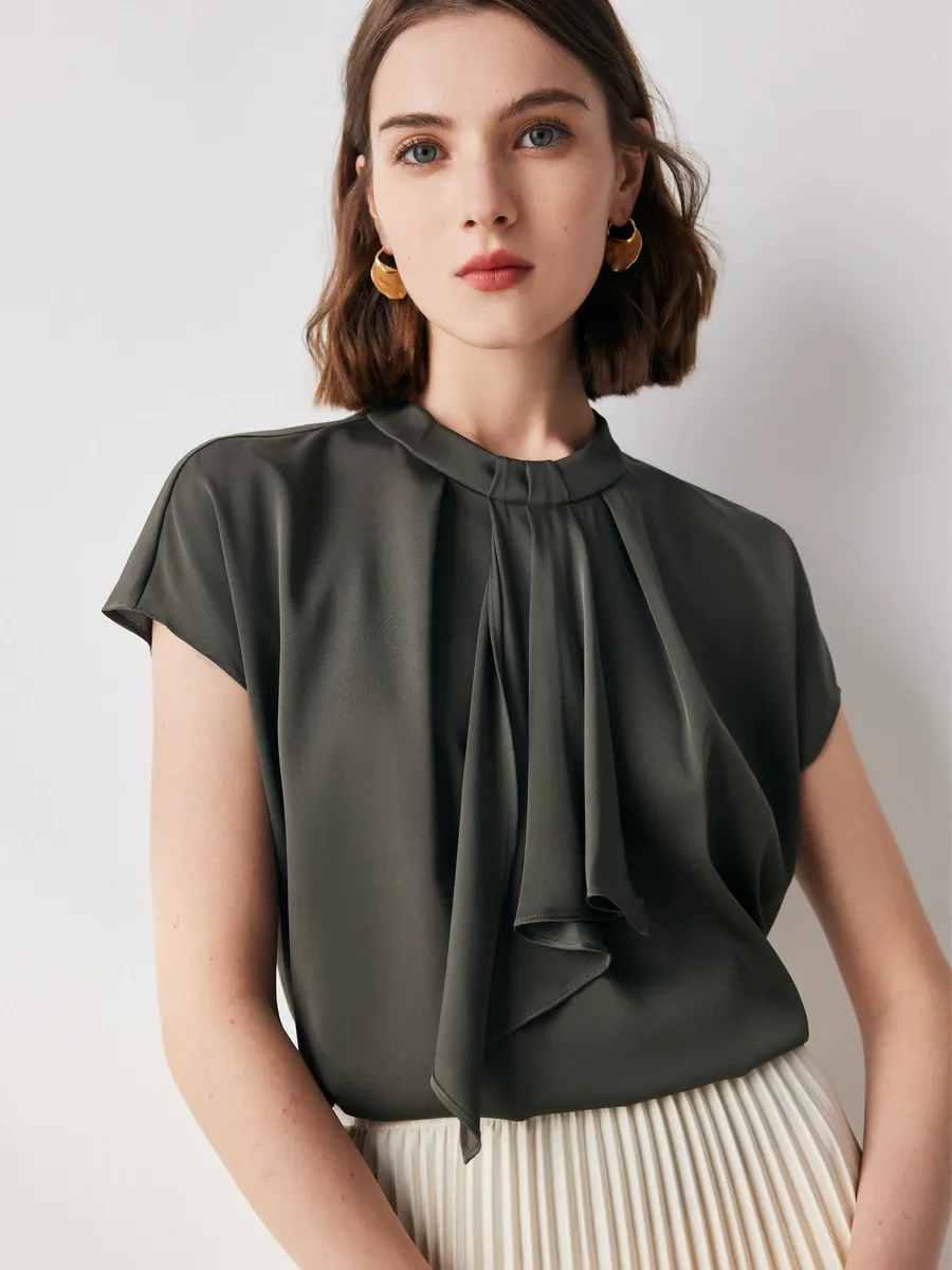 dongguan womenwear factory, dongguan womenwear silk blouse supplier