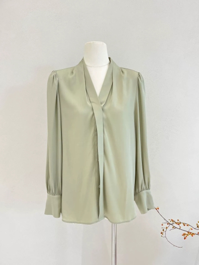 dongguan womenwear factory, dongguan womenwear  silk blouse  supplier