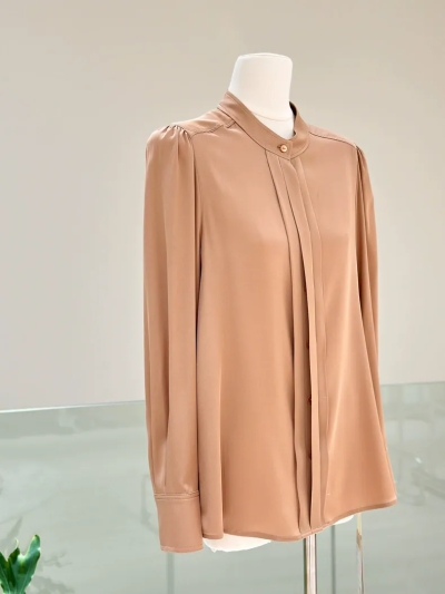 dongguan womenwear factory, dongguan womenwear  silk blouse  supplier