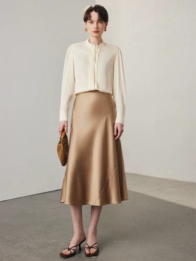 dongguan womenwear factory, dongguan womenwear  silk blouse  supplier