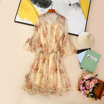 dongguan dress factory, dongguan dress floral dress supplier