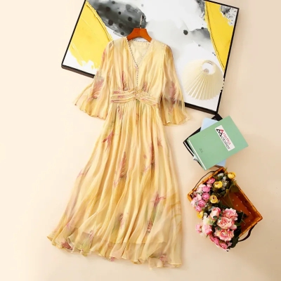 dongguan dress factory, dongguan dress  silk dress  supplier