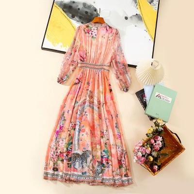 dongguan dress factory, dongguan dress floral dress supplier