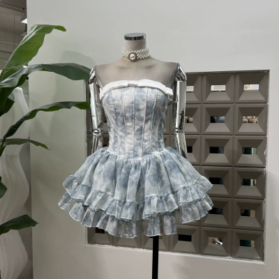 dongguan dress factory, dongguan dress floral dress  supplier