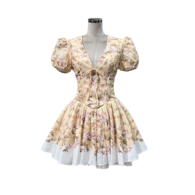 dongguan dress factory, dongguan dress floral dress supplier
