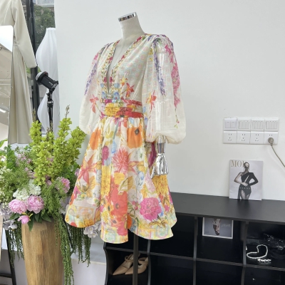 dongguan dress factory, dongguan dress floral dress supplier