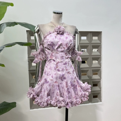 dongguan dress factory, dongguan dress floral dress  supplier