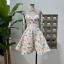 dongguan dress factory, dongguan dress floral dress  supplier