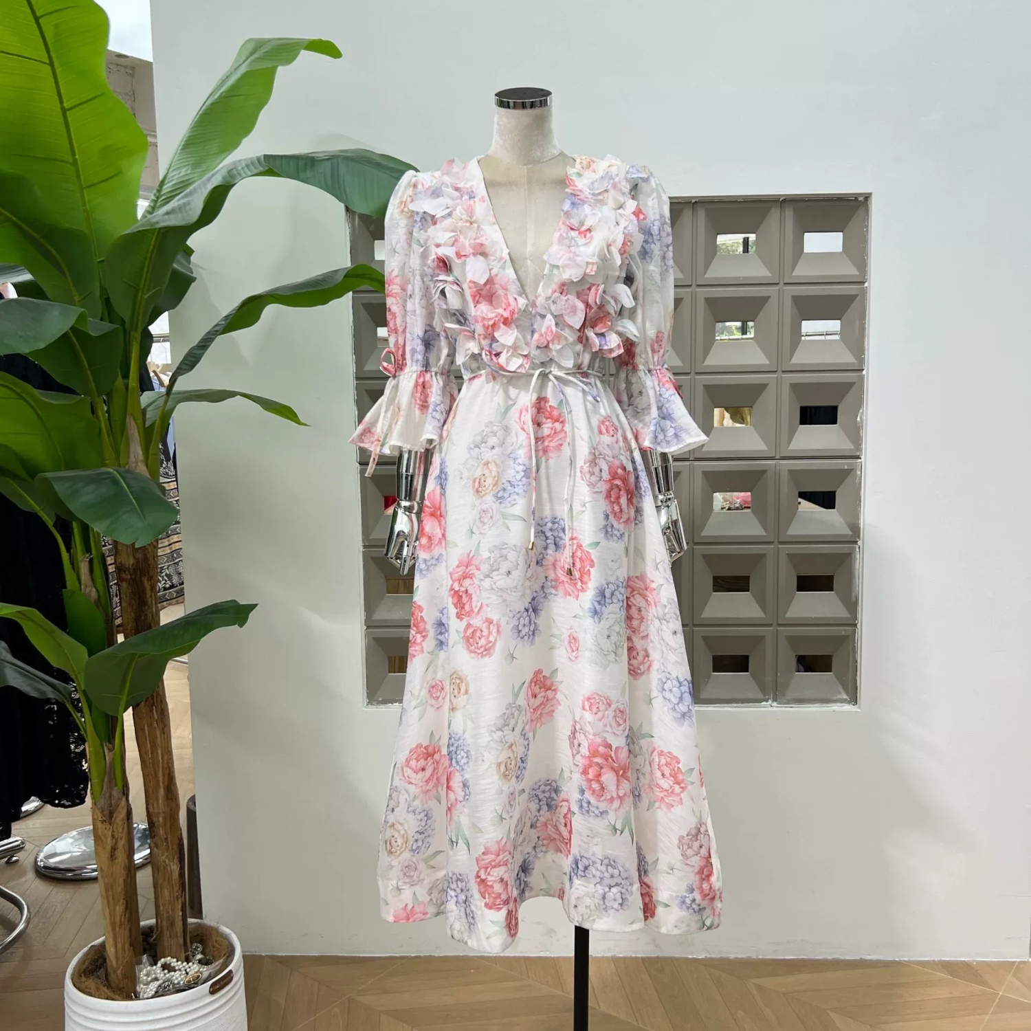 dongguan dress factory, dongguan dress floral dress supplier
