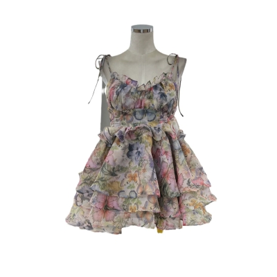 dongguan dress factory, dongguan dress floral dress supplier
