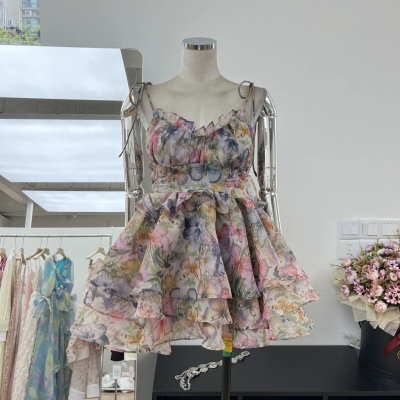 dongguan dress factory, dongguan dress floral dress  supplier