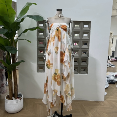 dongguan dress factory, dongguan dress chiffon dress  supplier