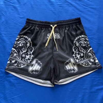dongguan gymwear factory, dongguan gymwear  mesh shorts  supplier