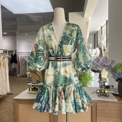 dongguan dress factory, dongguan dress floral dress supplier