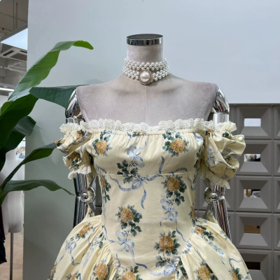 dongguan dress factory, dongguan dress floral dress supplier