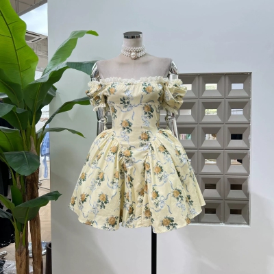 dongguan dress factory, dongguan dress floral dress supplier