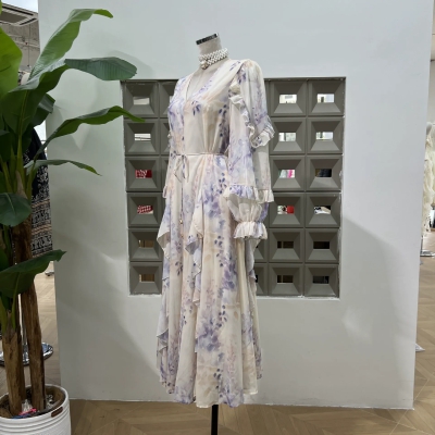 dongguan dress factory, dongguan dress  floral dress  supplier