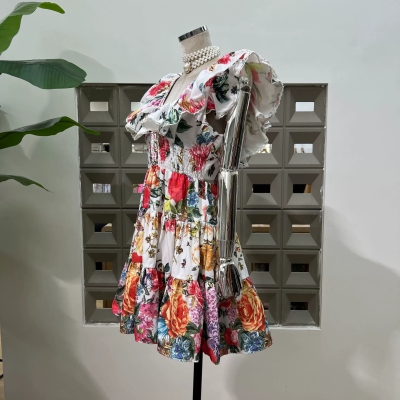 dongguan dress factory, dongguan dress  floral dress  supplier