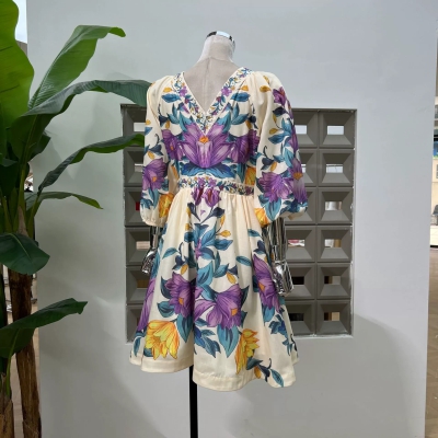 dongguan dress factory, dongguan dress  floral dress  supplier