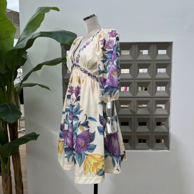 dongguan dress factory, dongguan dress  floral dress  supplier
