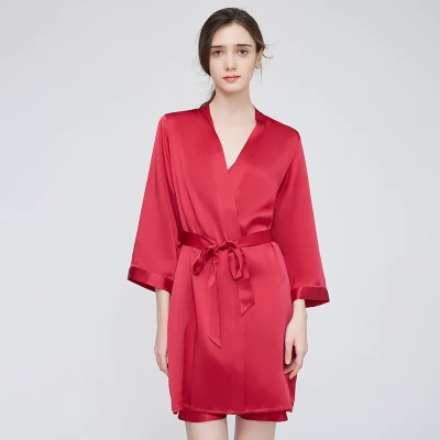 dongguan loungewear factory, dongguan loungewear silk robe pajamas supplier