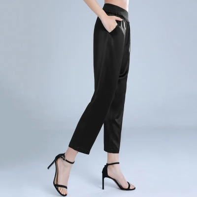 dongguan womenwear factory, dongguan womenwear silk pants supplier