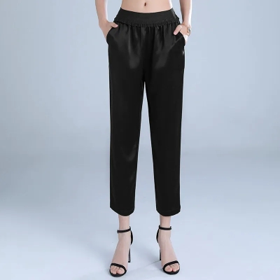 dongguan womenwear factory, dongguan womenwear silk pants supplier