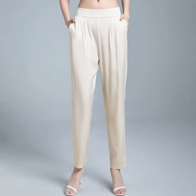 dongguan womenwear factory, dongguan womenwear silk pants  supplier