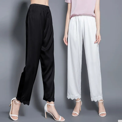 dongguan womenwear factory, dongguan womenwear  silk pants  supplier