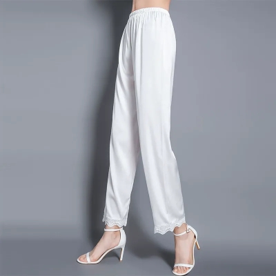 dongguan womenwear factory, dongguan womenwear silk pants  supplier