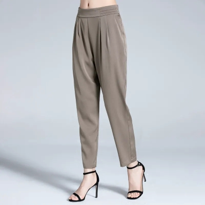 dongguan womenwear factory, dongguan womenwear silk pants  supplier