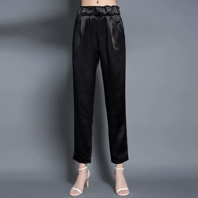 dongguan womenwear factory, dongguan womenwear  silk pants  supplier