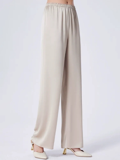dongguan womenwear factory, dongguan womenwear  silk pants  supplier