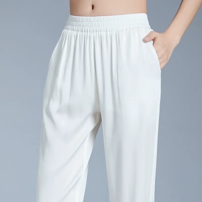 dongguan womenwear factory, dongguan womenwear silk pants supplier