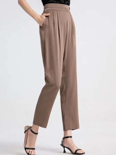 dongguan womenwear factory, dongguan womenwear silk pants supplier