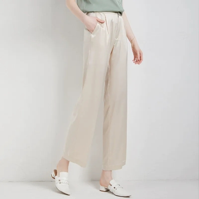 dongguan womenwear factory, dongguan womenwear silk pants  supplier