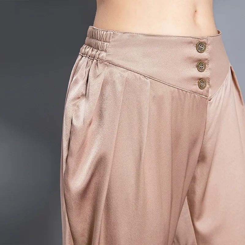 dongguan womenwear factory, dongguan womenwear  silk pants  supplier